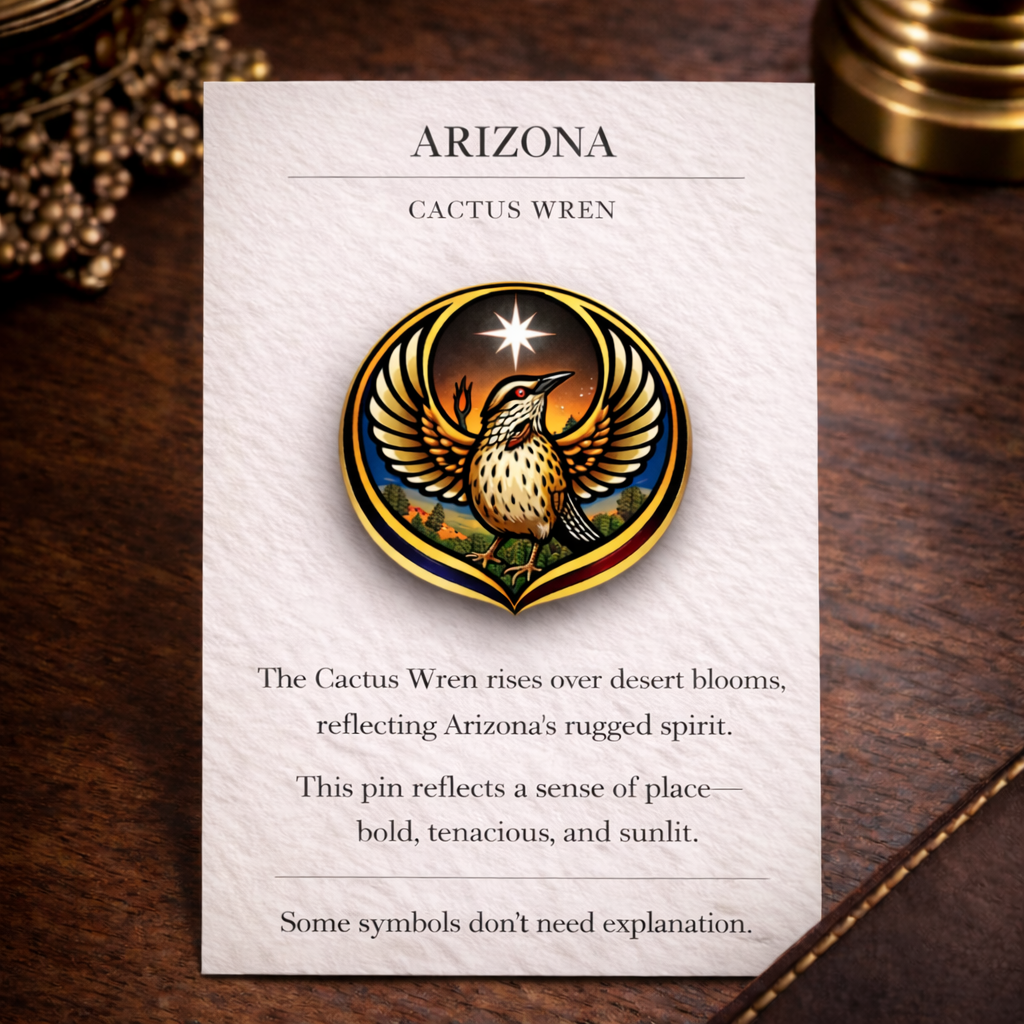 State Bird Pins Collection