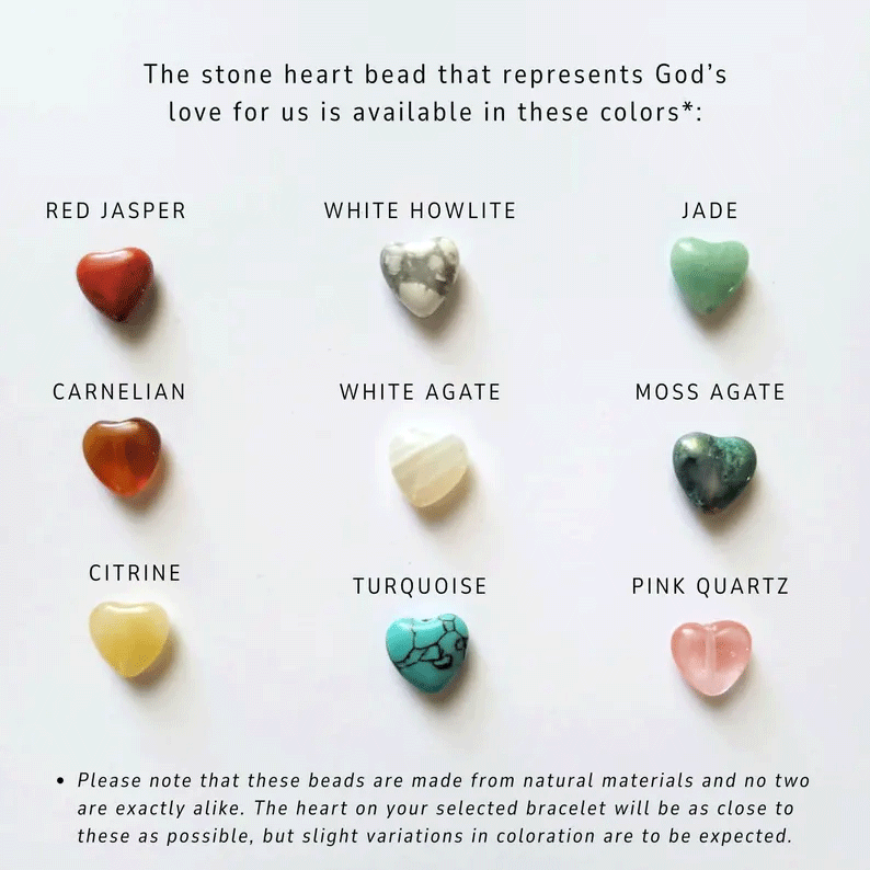 Handmade Story of Jesus Beaded Bracelet