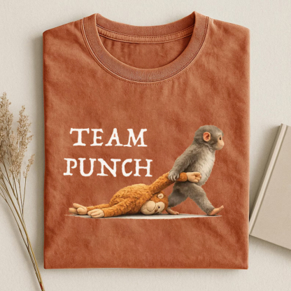 Retro Monkey Baby Punch T-shirt