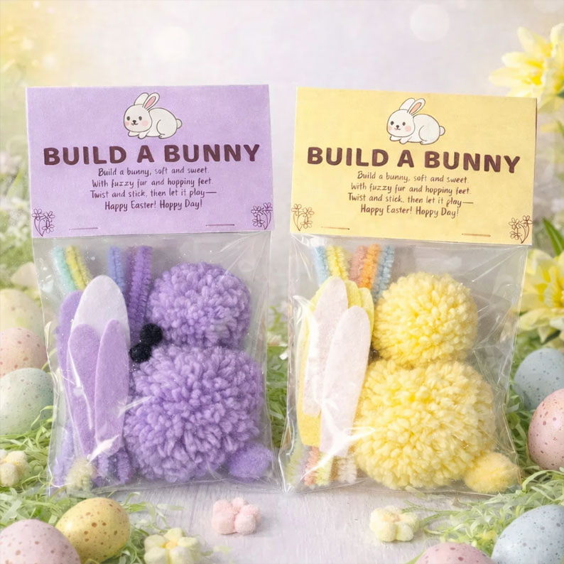 Build a Bunny Easter Craft Kit for Kids