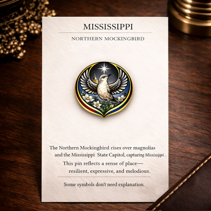 State Bird Pins Collection