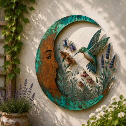 Dragonfly Moon Wall Decor
