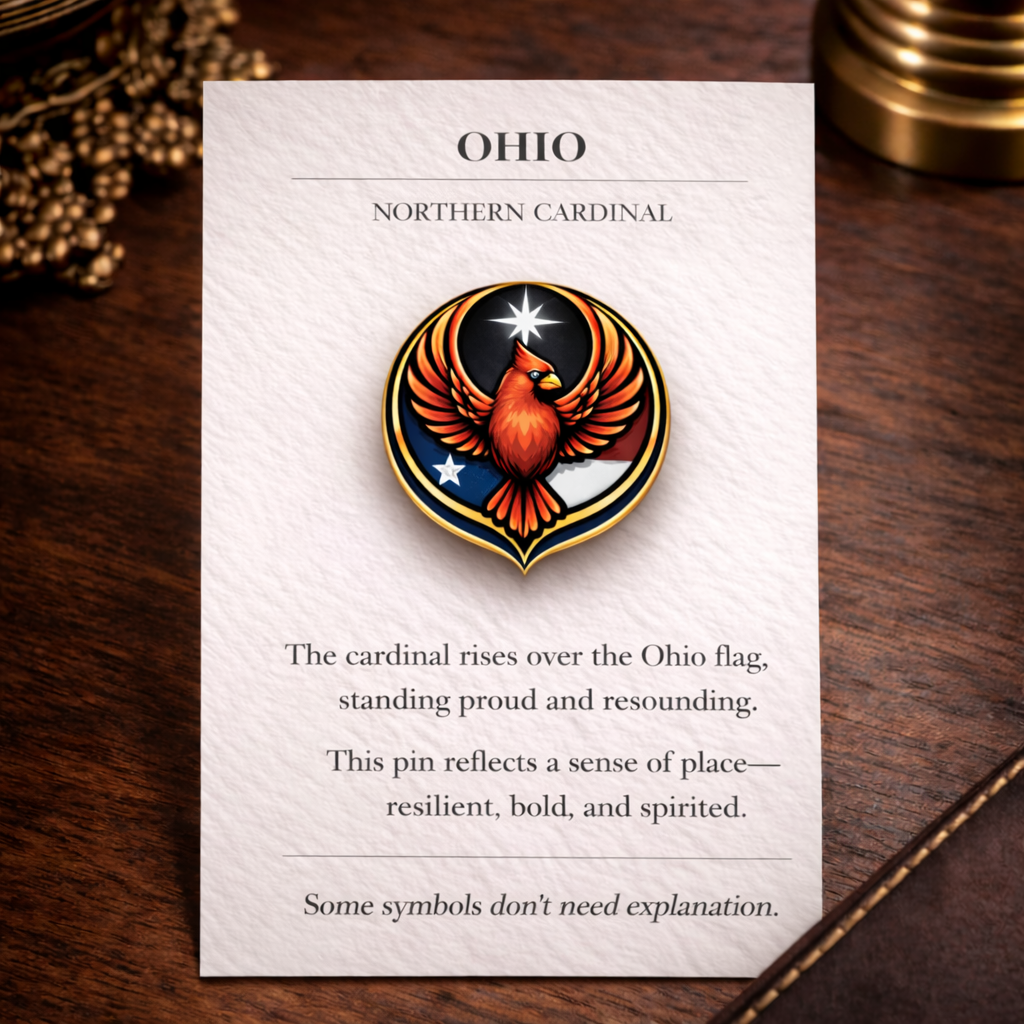 State Bird Pins Collection