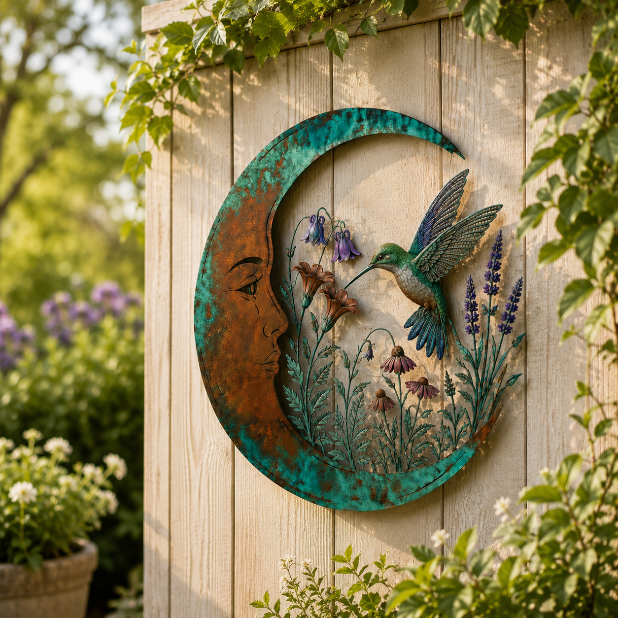 Dragonfly Moon Wall Decor