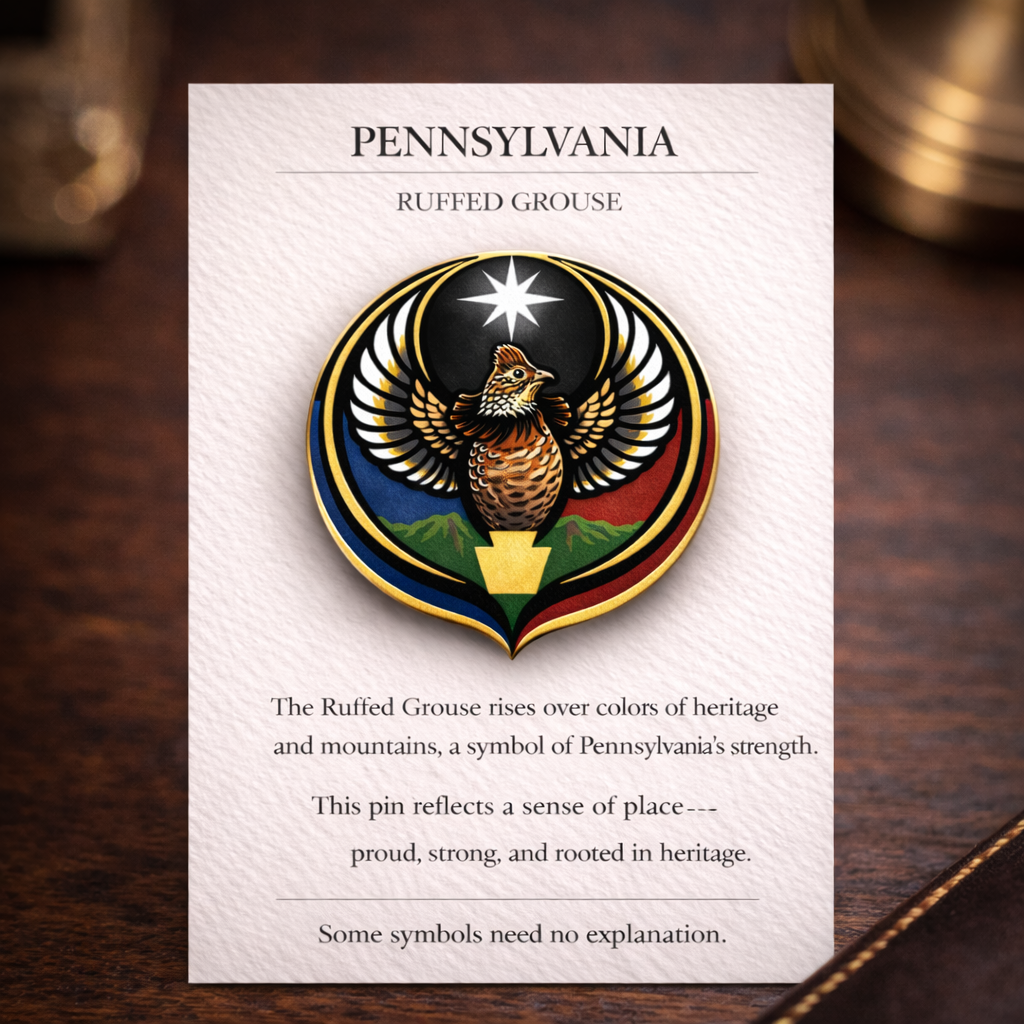 State Bird Pins Collection