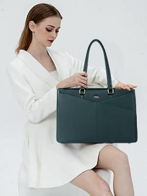 Laptop Tote Bag Waterproof Leather Computer Bags Business