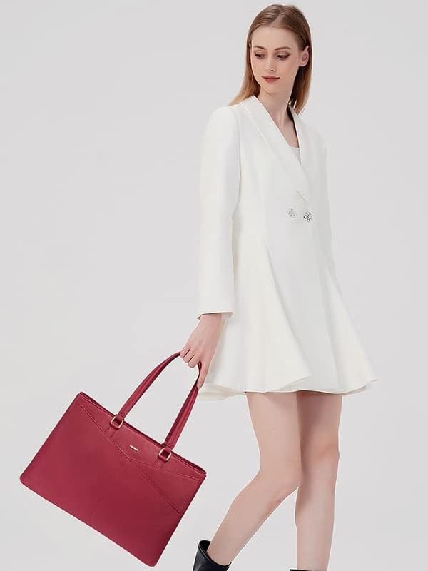 Laptop Tote Bag Waterproof Leather Computer Bags Business