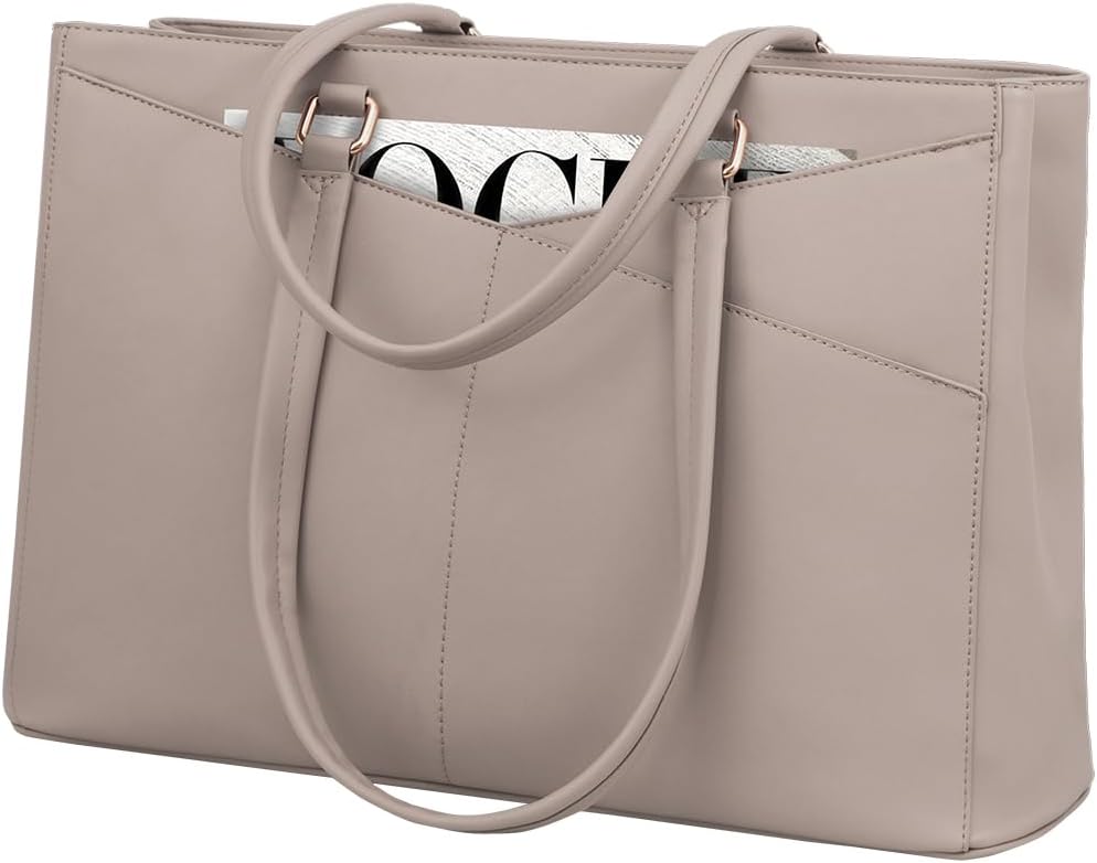 Laptop Tote Bag Waterproof Leather Computer Bags Business