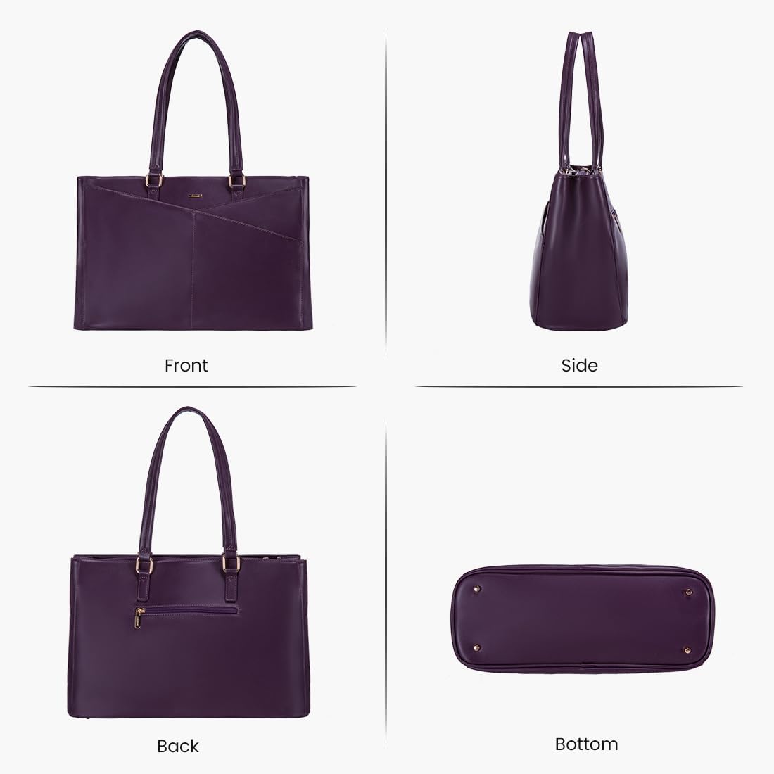 Laptop Tote Bag Waterproof Leather Computer Bags Business