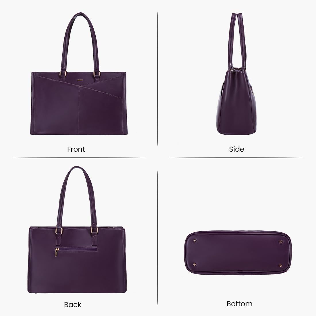 Laptop Tote Bag Waterproof Leather Computer Bags Business