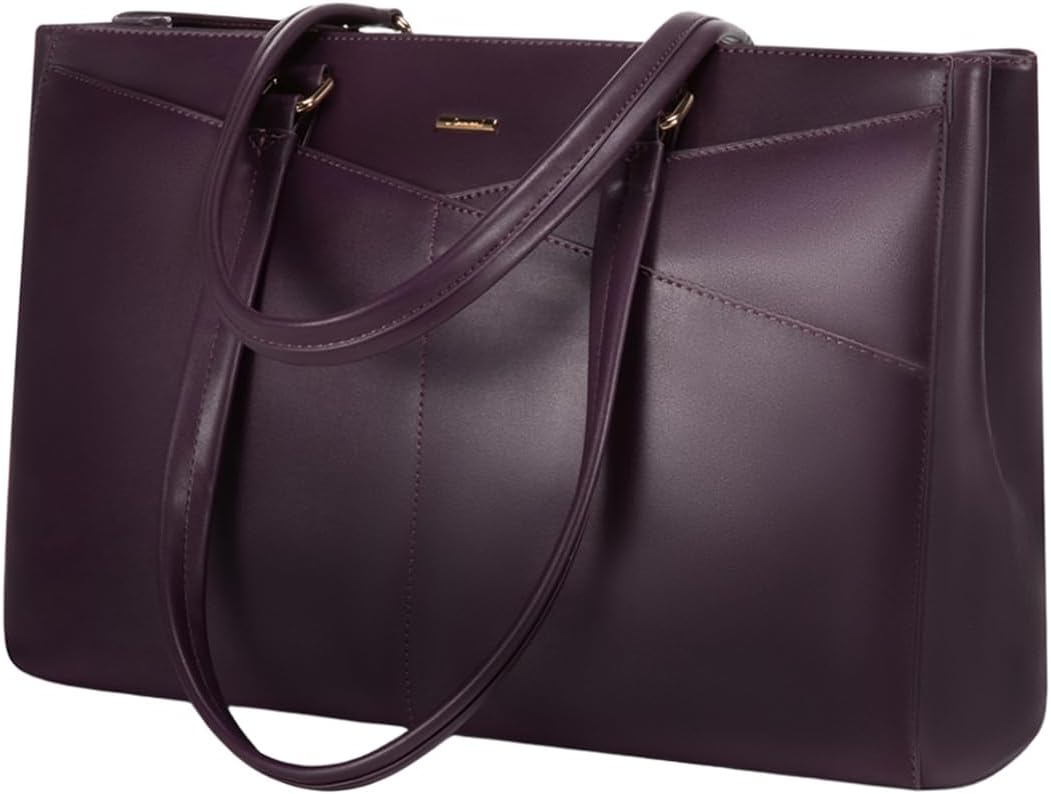 Laptop Tote Bag Waterproof Leather Computer Bags Business