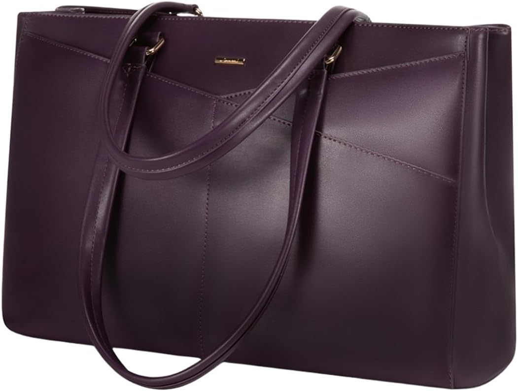 Laptop Tote Bag Waterproof Leather Computer Bags Business