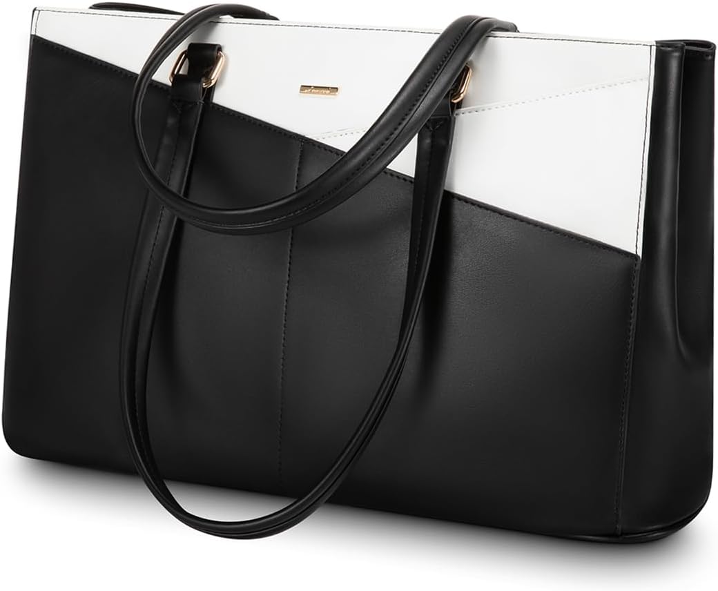 Laptop Tote Bag Waterproof Leather Computer Bags Business