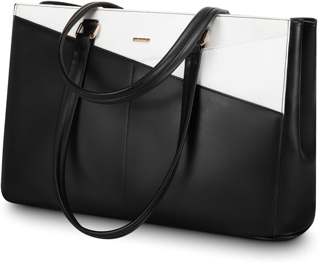 Laptop Tote Bag Waterproof Leather Computer Bags Business