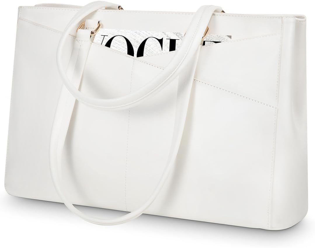 Laptop Tote Bag Waterproof Leather Computer Bags Business