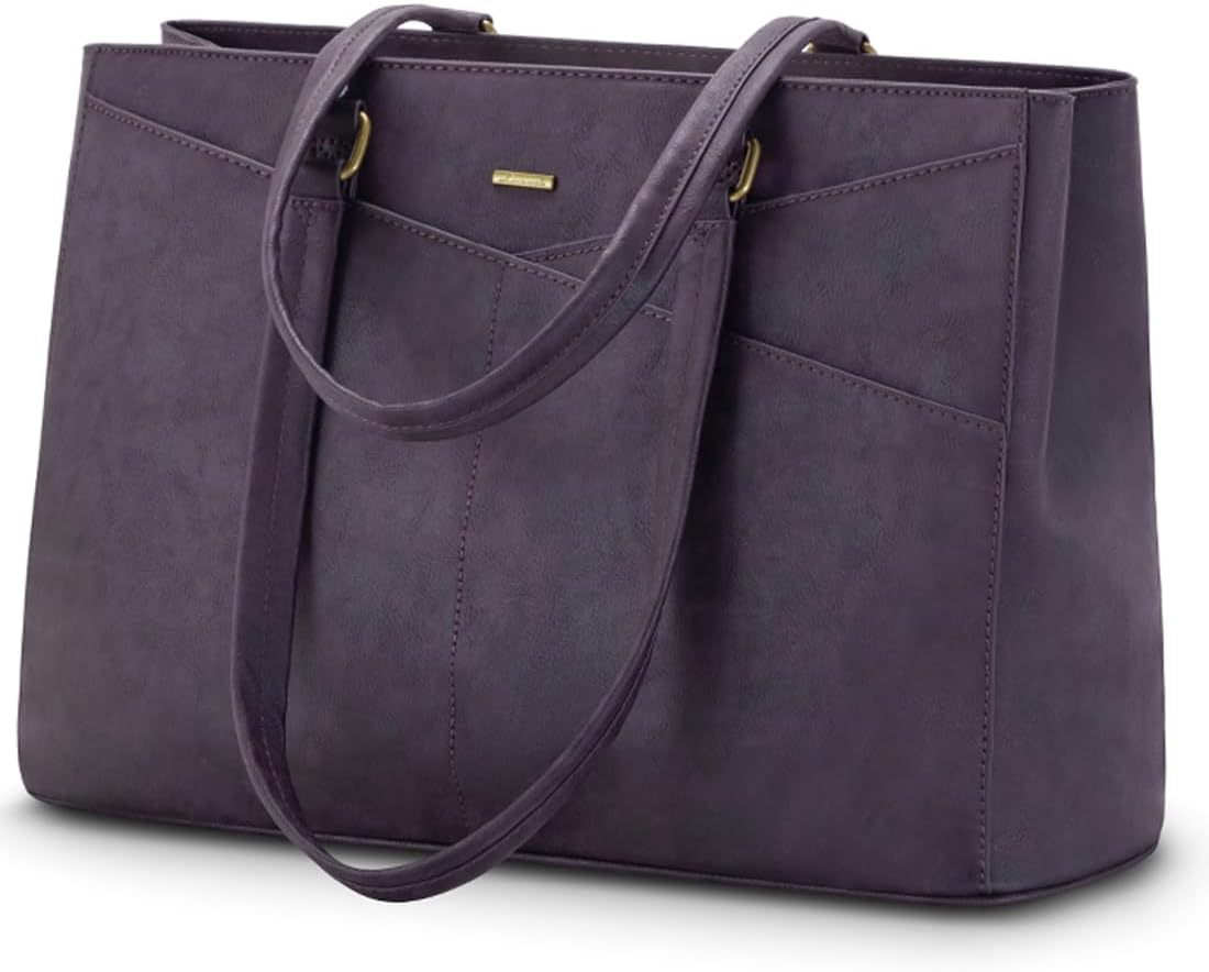 Laptop Tote Bag Waterproof Leather Computer Bags Business