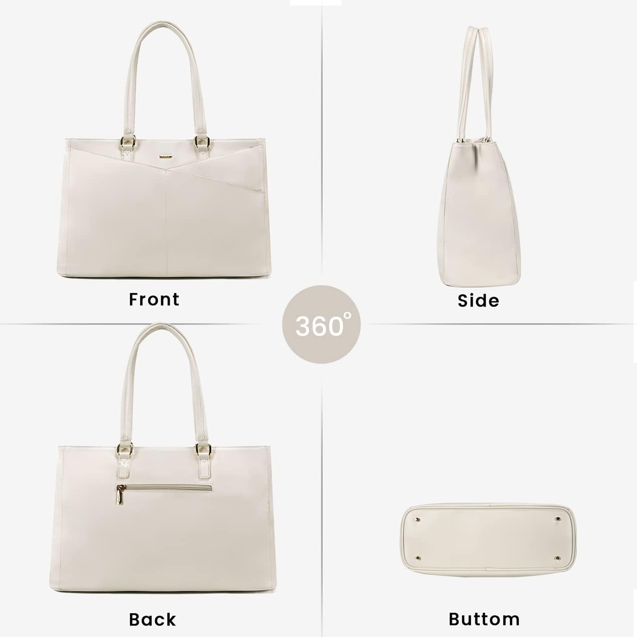 Laptop Tote Bag Waterproof Leather Computer Bags Business