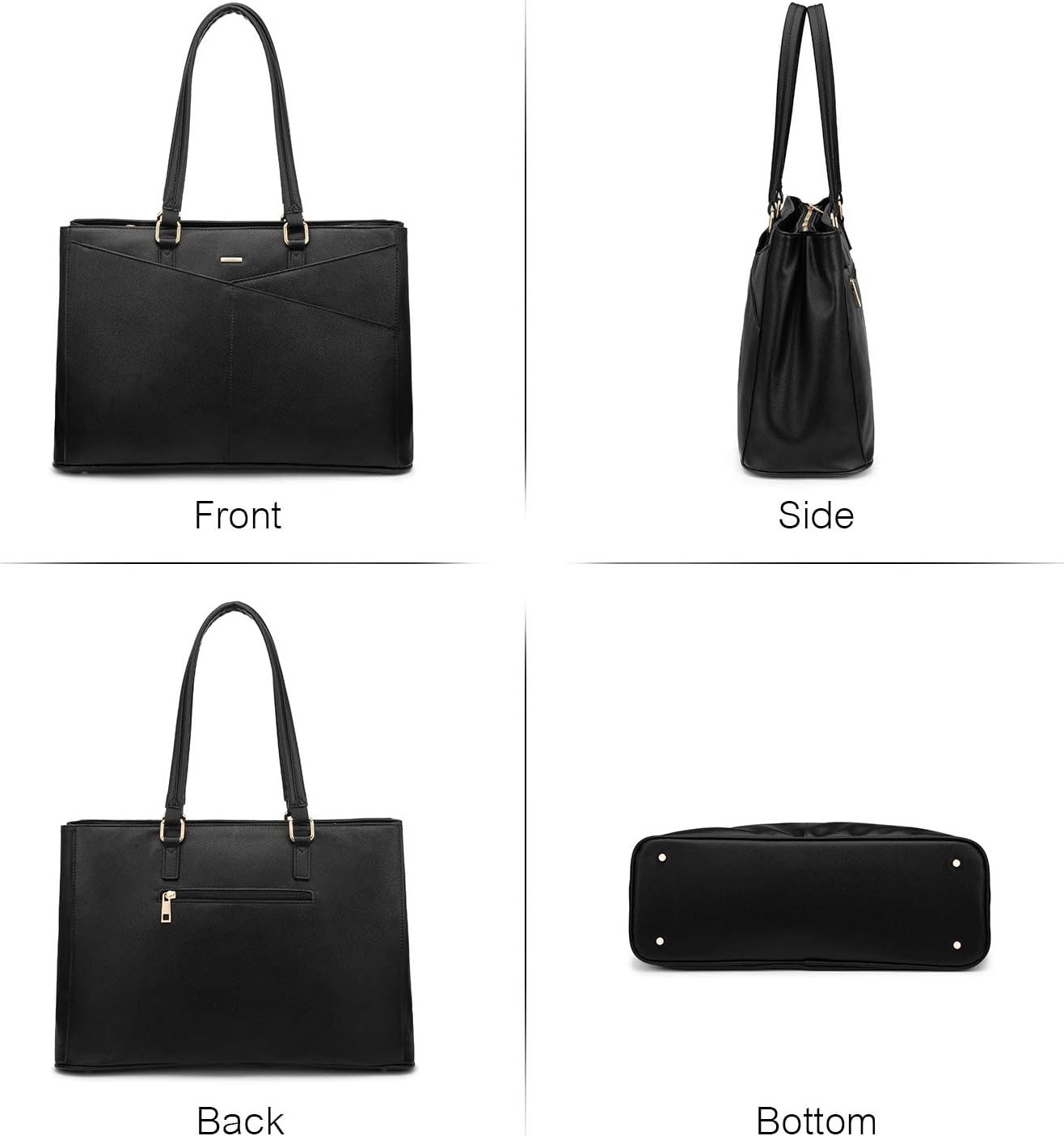 Laptop Tote Bag Waterproof Leather Computer Bags Business