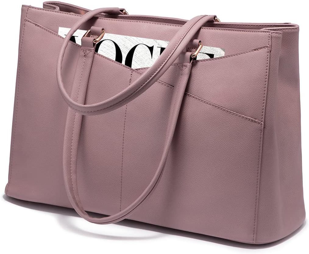 Laptop Tote Bag Waterproof Leather Computer Bags Business