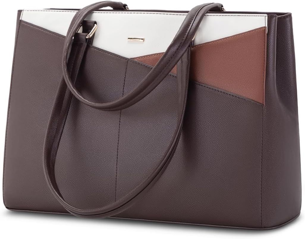 Laptop Tote Bag Waterproof Leather Computer Bags Business