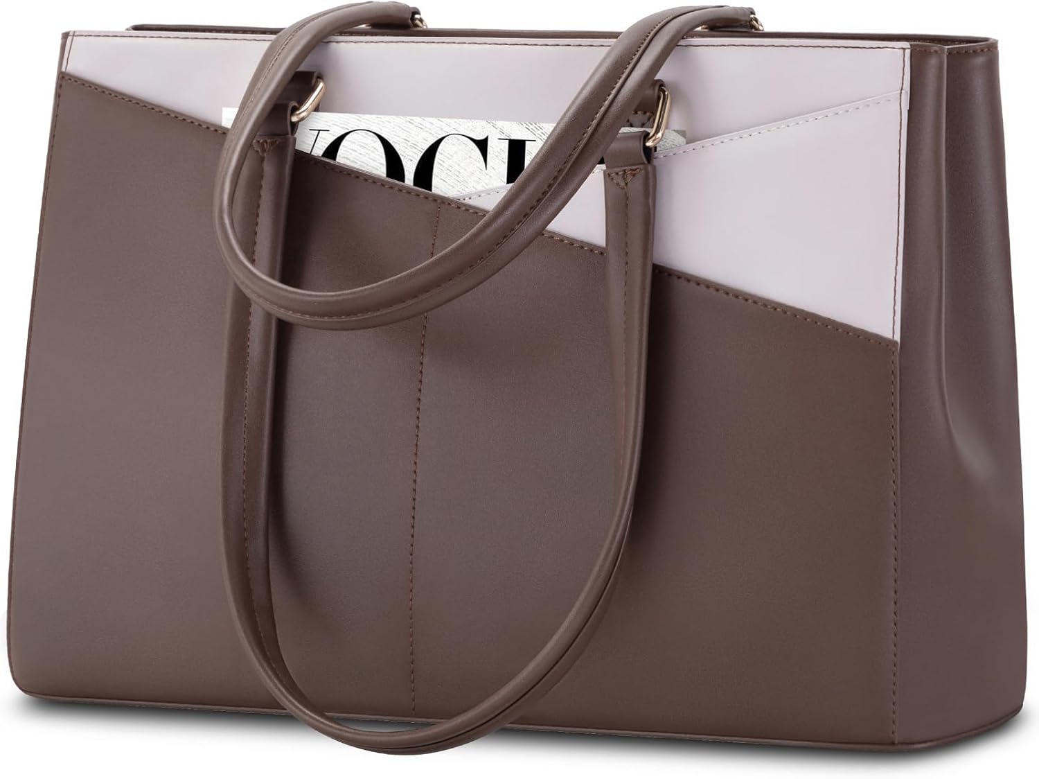 Laptop Tote Bag Waterproof Leather Computer Bags Business