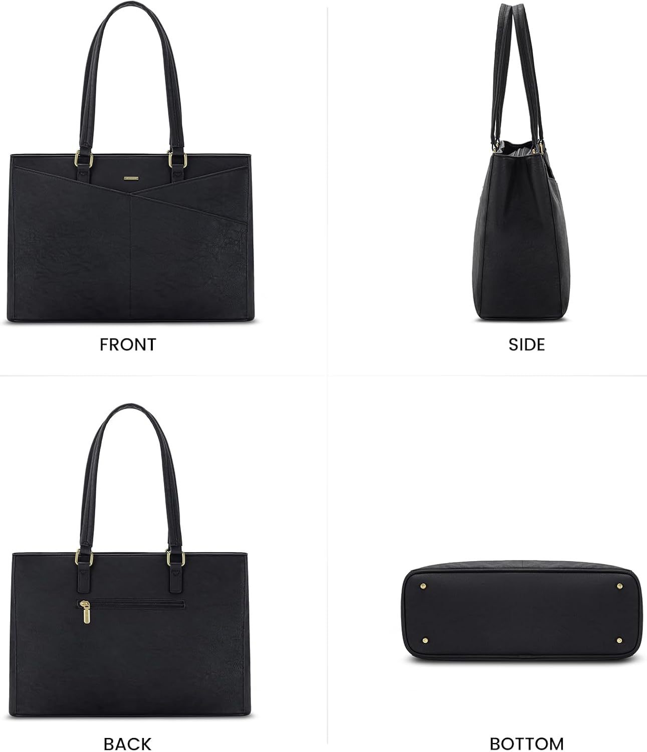 Laptop Tote Bag Waterproof Leather Computer Bags Business