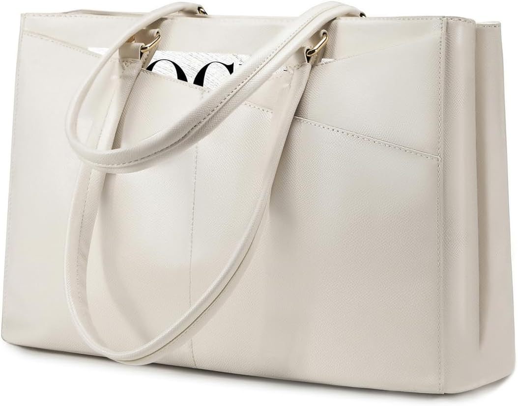 Laptop Tote Bag Waterproof Leather Computer Bags Business