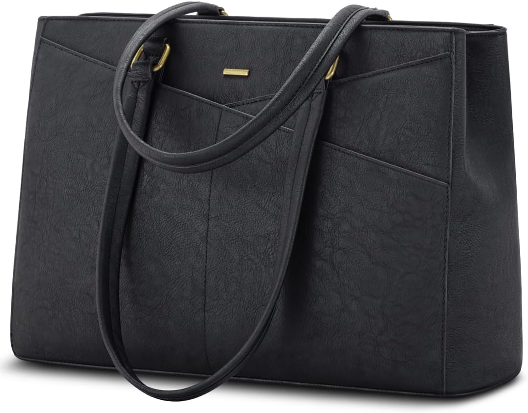 Laptop Tote Bag Waterproof Leather Computer Bags Business