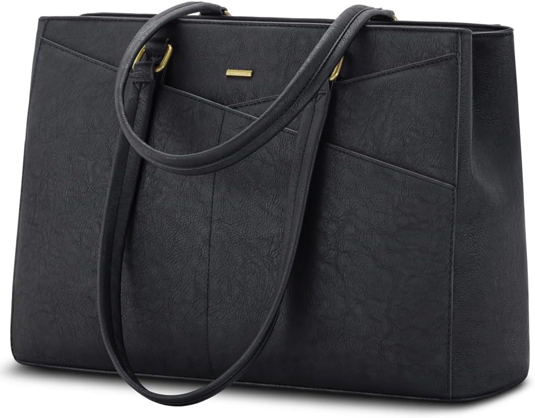 Laptop Tote Bag Waterproof Leather Computer Bags Business