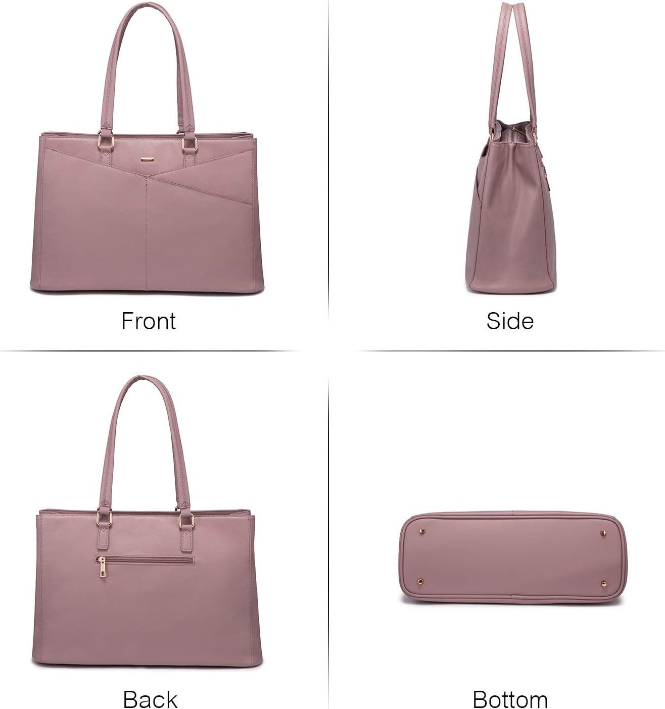 Laptop Tote Bag Waterproof Leather Computer Bags Business