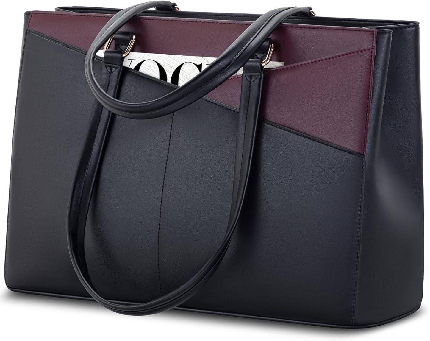 Laptop Tote Bag Waterproof Leather Computer Bags Business