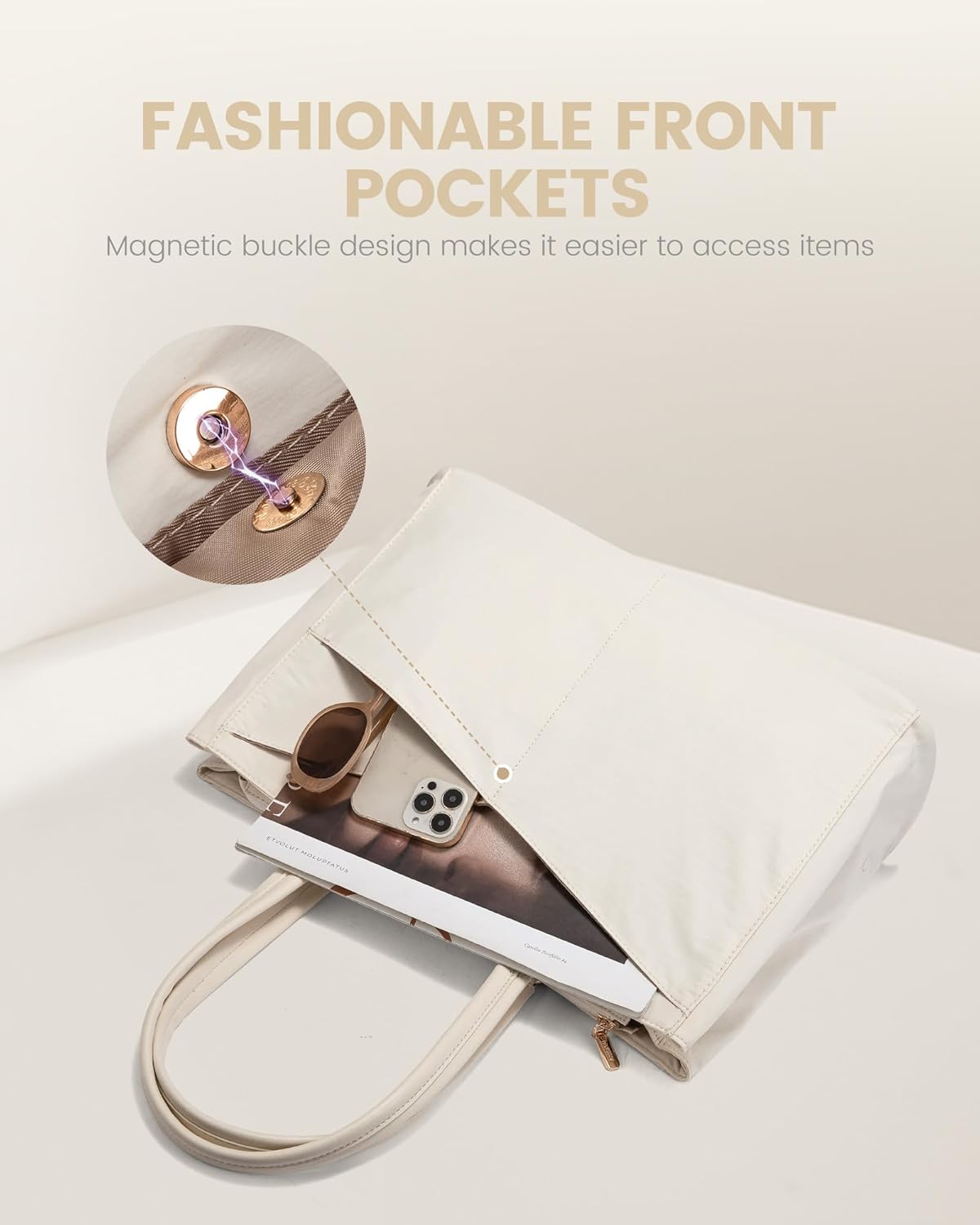 Laptop Tote Bag Waterproof Leather Computer Bags Business