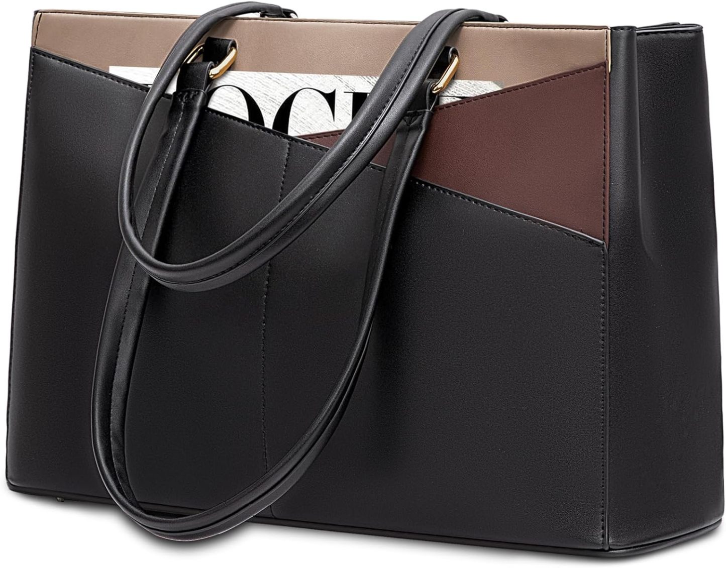 Laptop Tote Bag Waterproof Leather Computer Bags Business