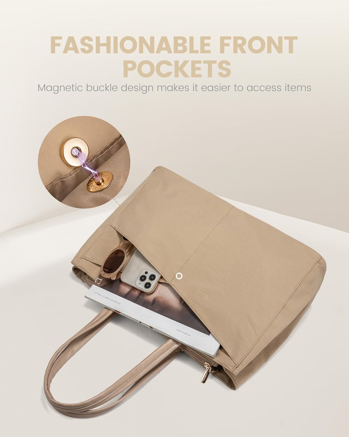 Laptop Tote Bag Waterproof Leather Computer Bags Business