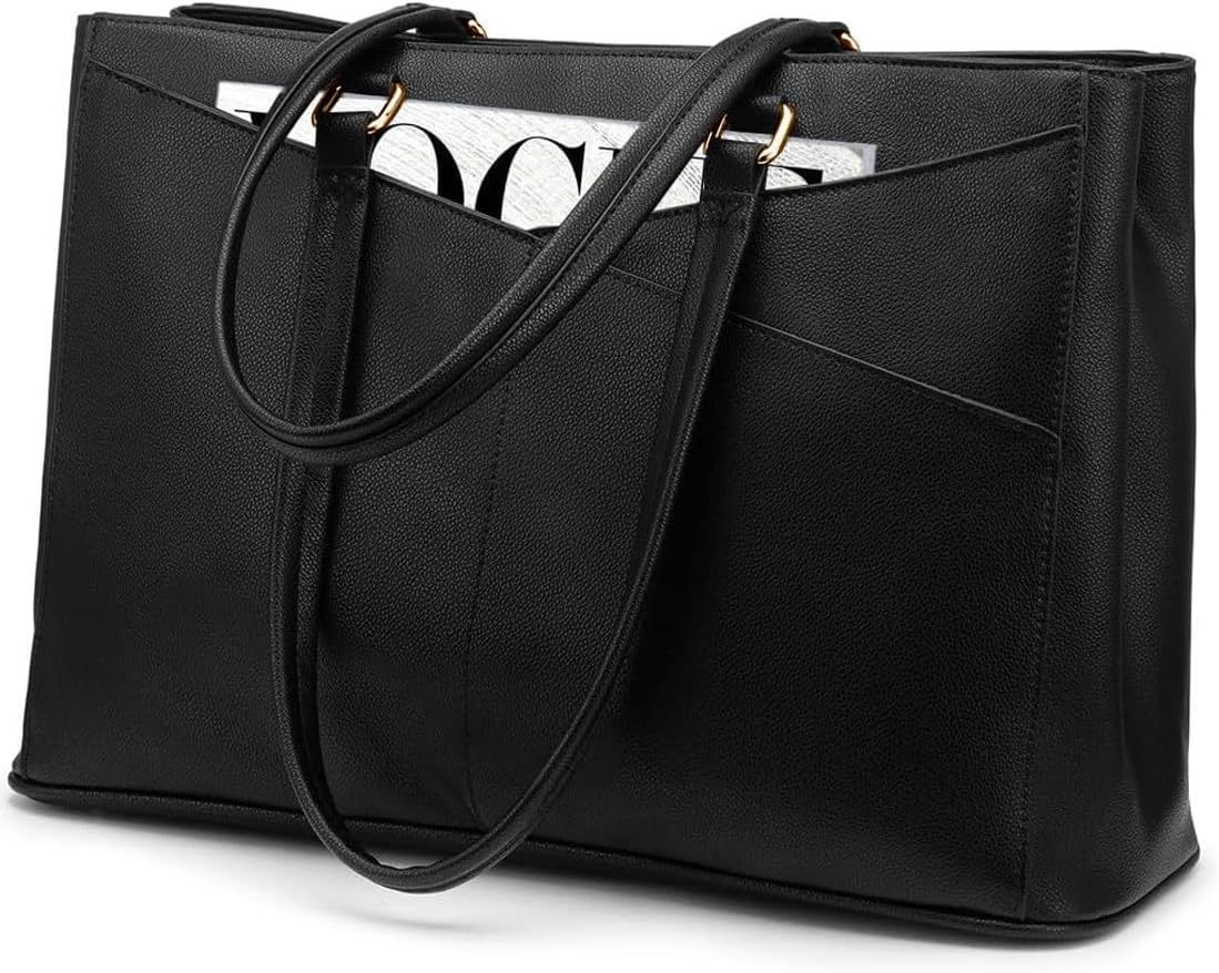 Laptop Tote Bag Waterproof Leather Computer Bags Business