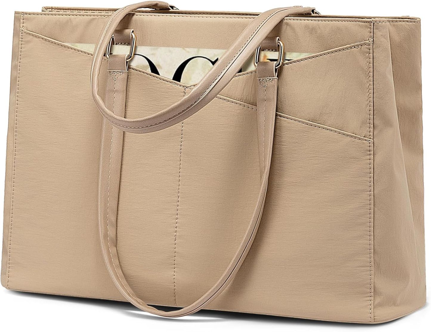 Laptop Tote Bag Waterproof Leather Computer Bags Business