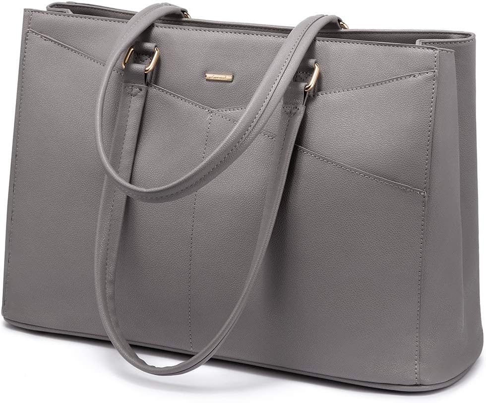 Laptop Tote Bag Waterproof Leather Computer Bags Business