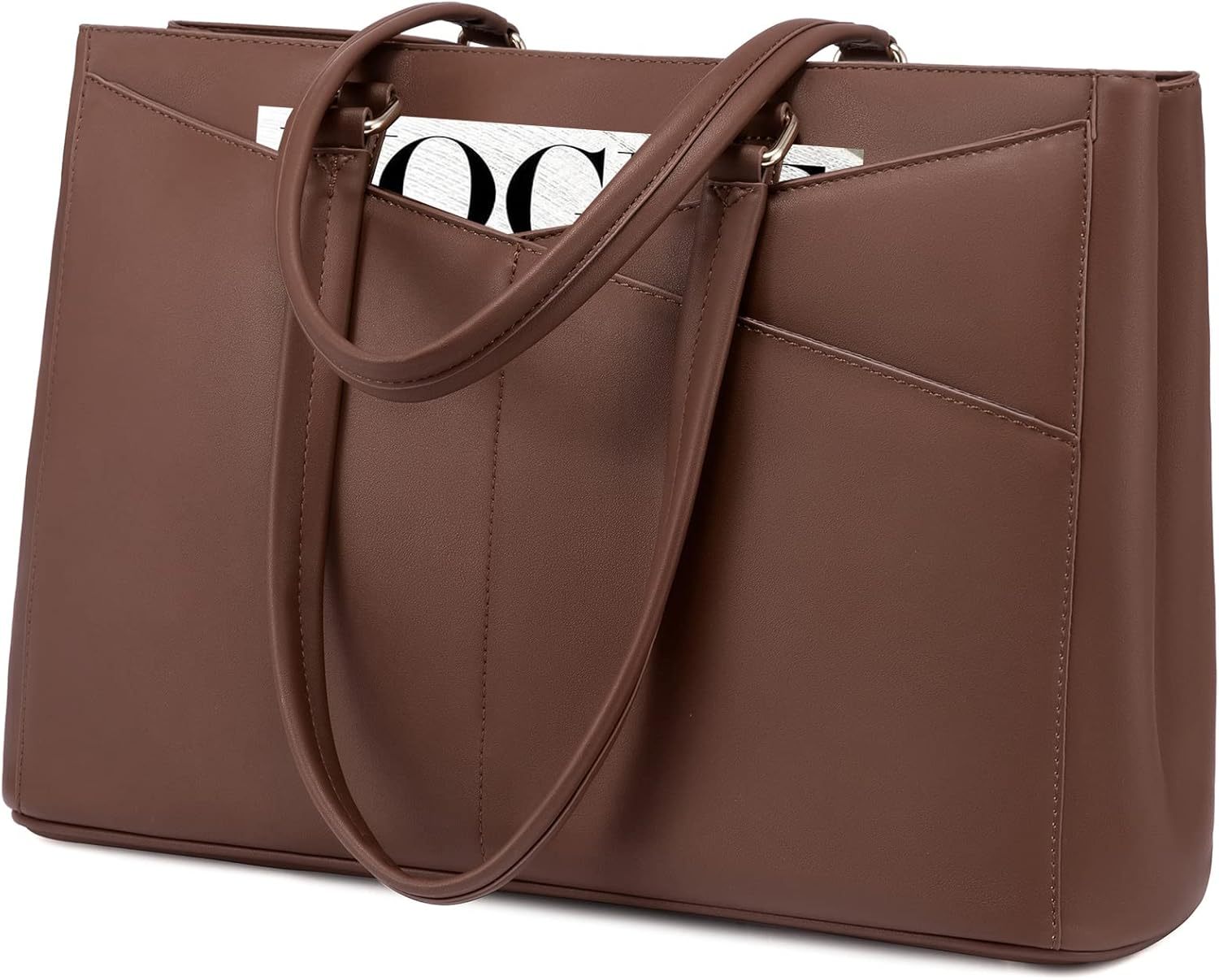 Laptop Tote Bag Waterproof Leather Computer Bags Business