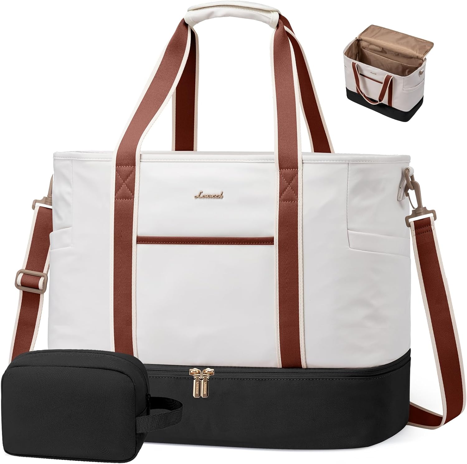 LOVEVOOK Travel Duffle Bags for Women, 45L carry on weekender bags, personal item travel bag with Toiletry, hospital for women labor delivery overnight bag, gym bag for women