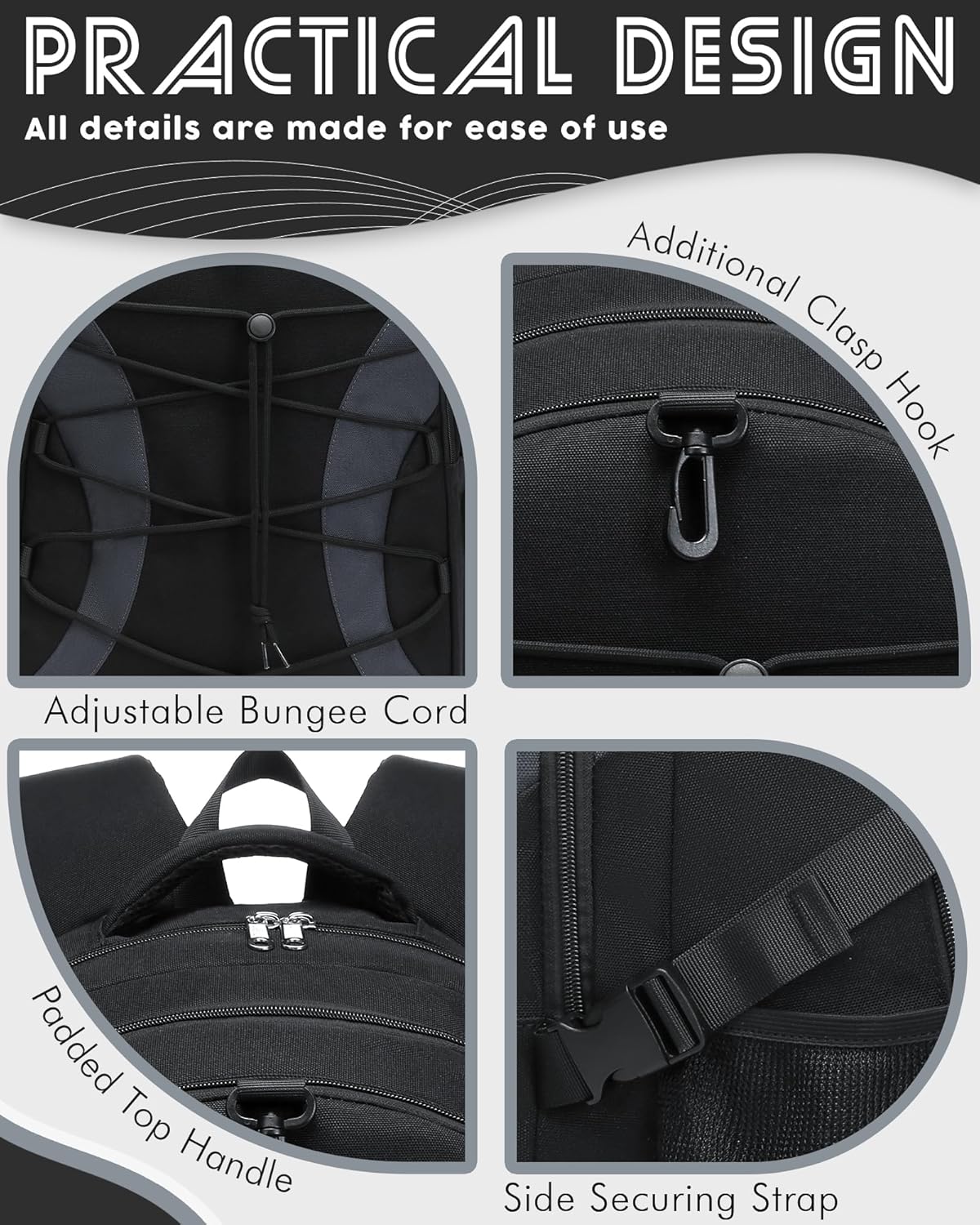 School Backpack for Teen Boys Girls Bookbag with Laptop Sleeve Back