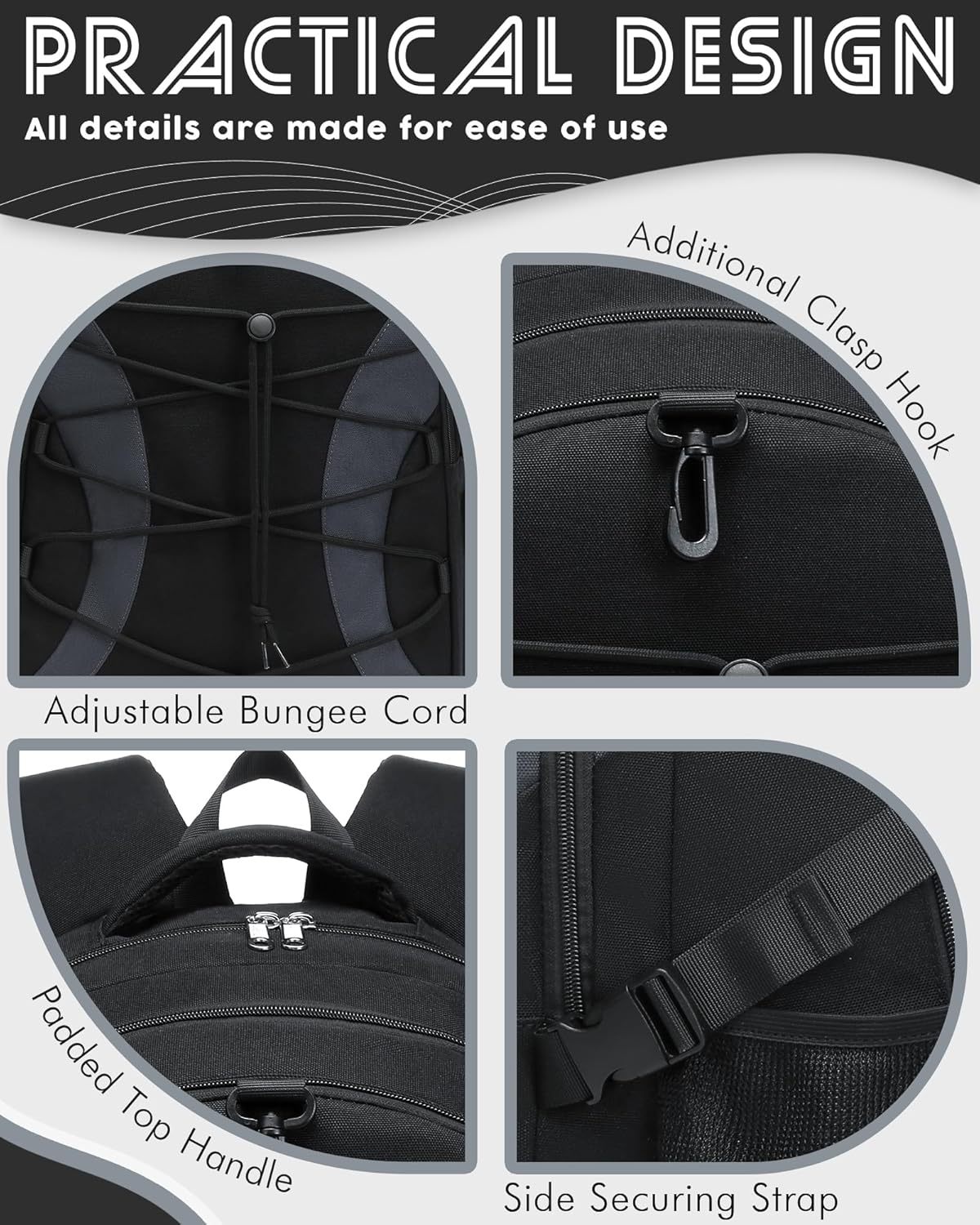 School Backpack for Teen Boys Girls Bookbag with Laptop Sleeve Back
