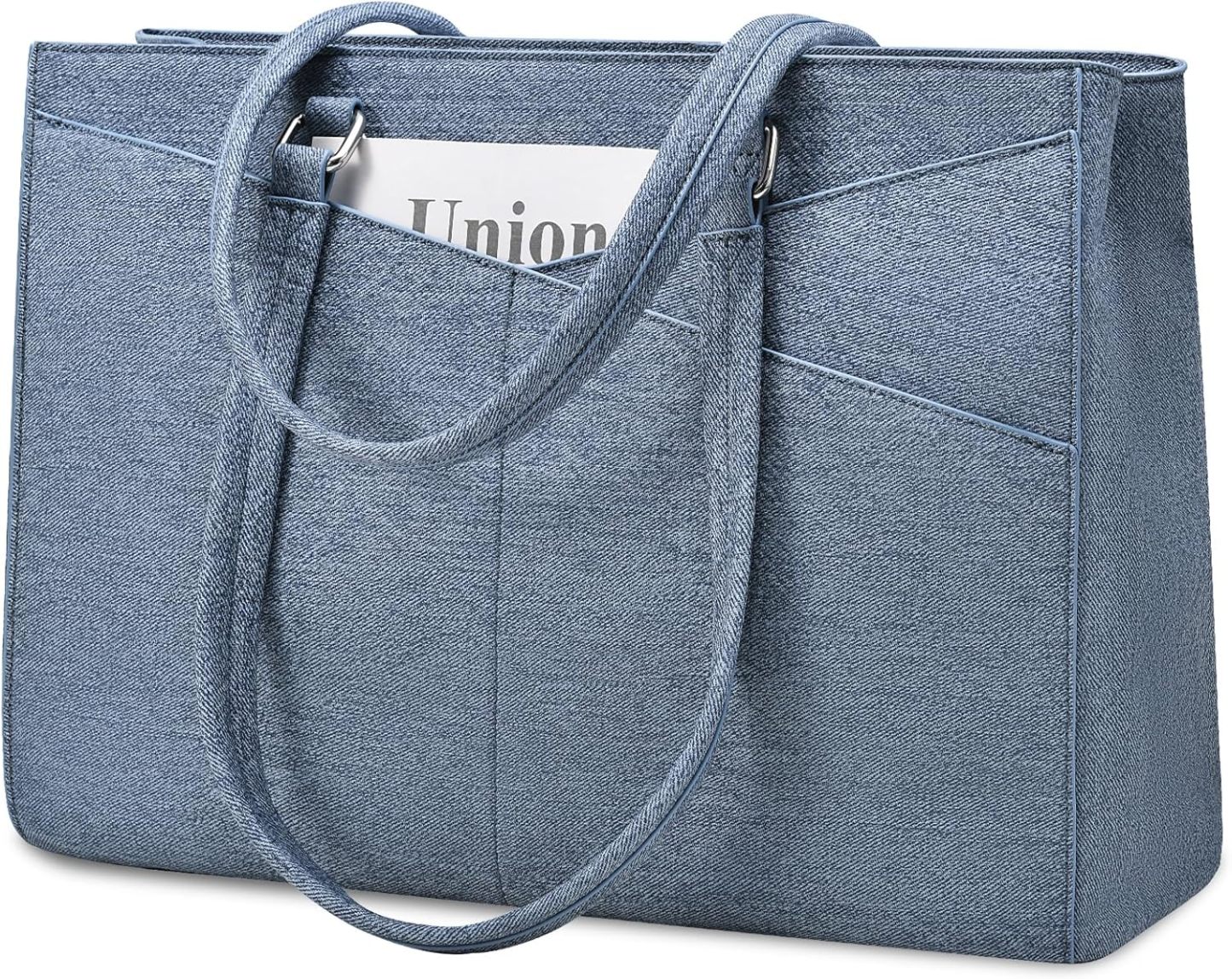 Laptop Tote Bag Waterproof Leather Computer Bags Business