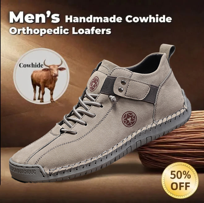 🔥Last day! 70% off!🔥 Men's Arch Support Handmade Leather Shoes - Effectively relieves plantar fasciitis, foot and heel pain
