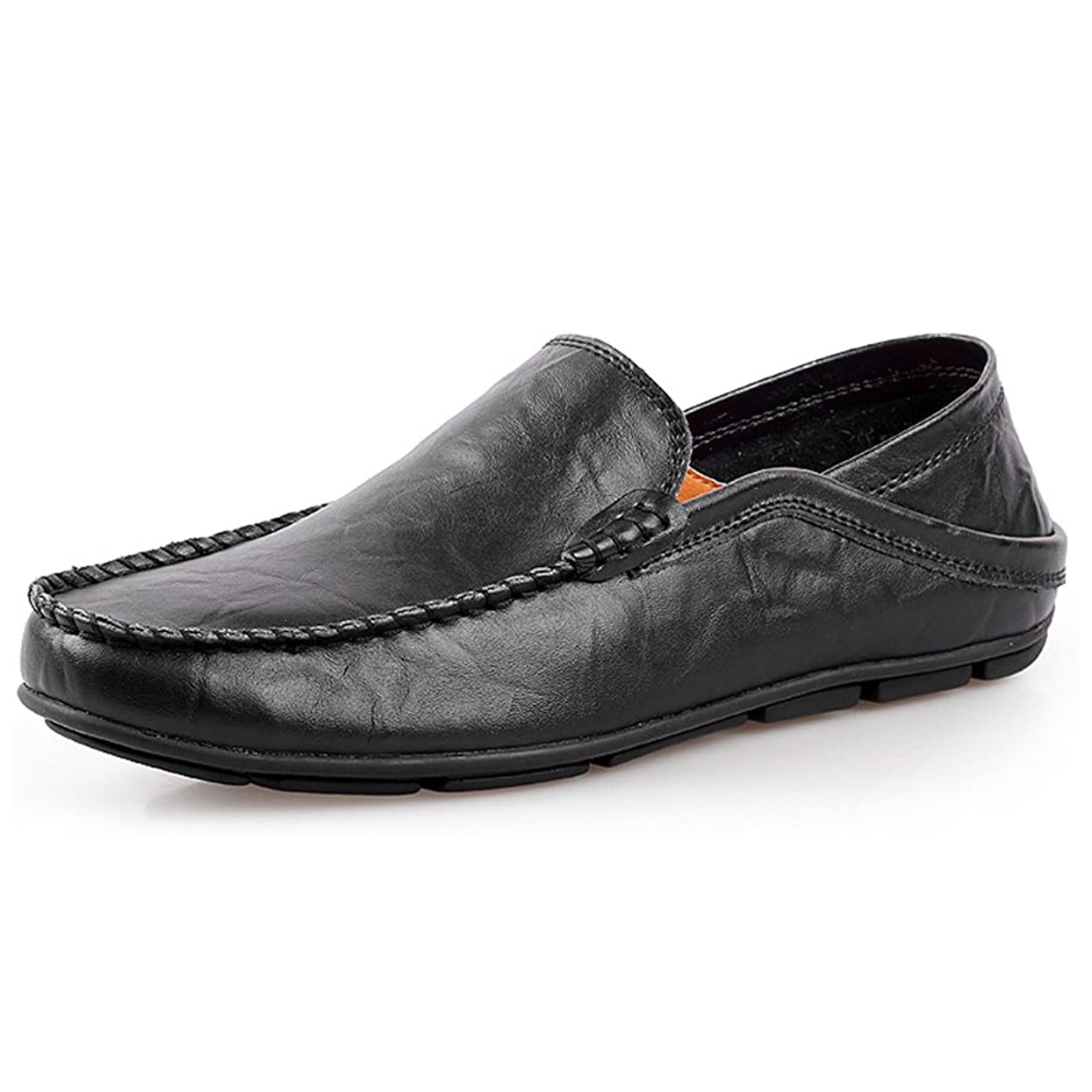 🔥Hot Sale🎁--60% OFF 🎉 Men's Comfy Casual Leather Driving Style Slip On Leather Loafer