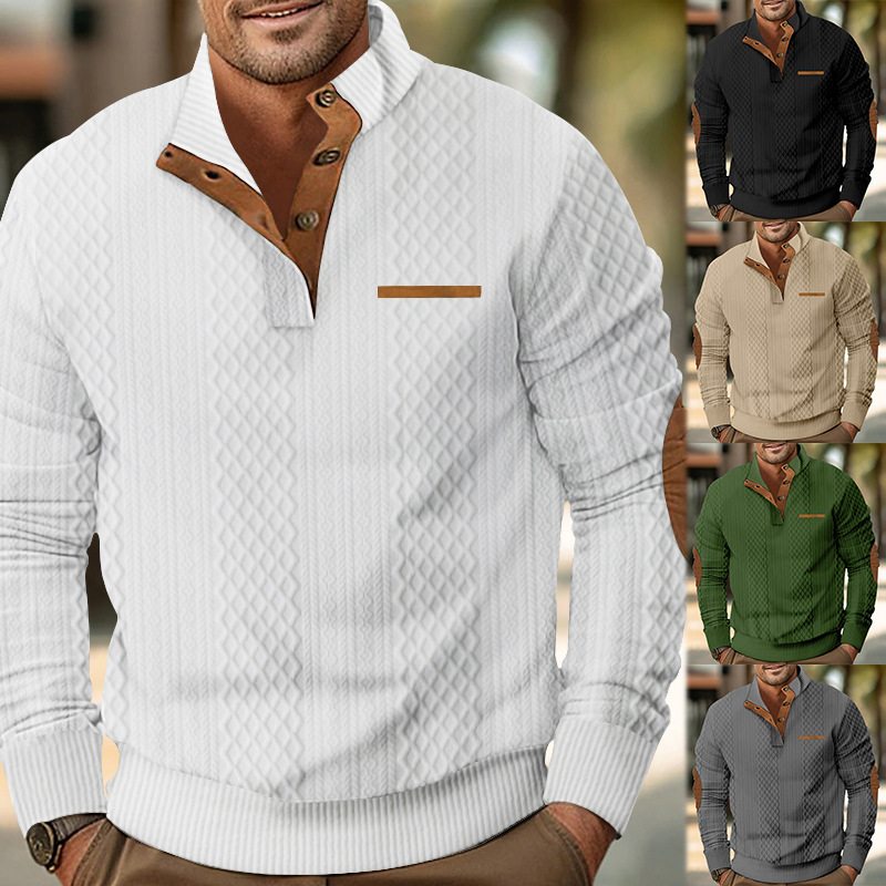 Men's Long Sleeve Cashmere Sweatshirt