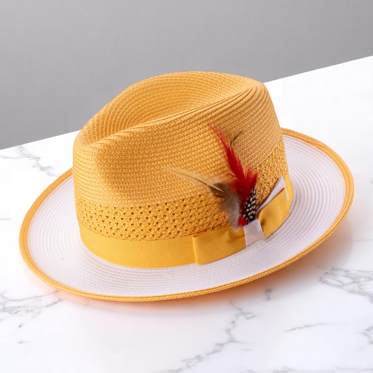 Two-Tone | Panama Fedora Hat