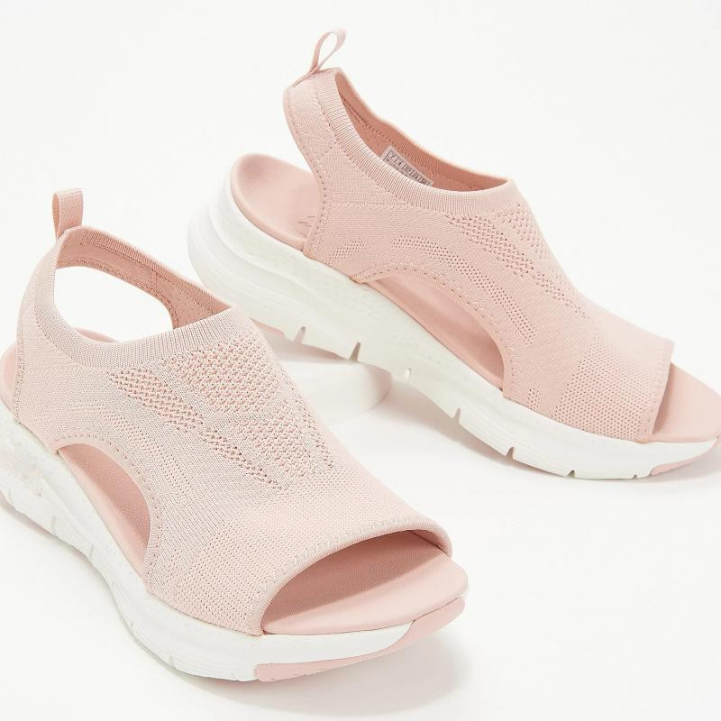 Julliar Mesh Casual Ladies Wedge Orthopedic Shoes