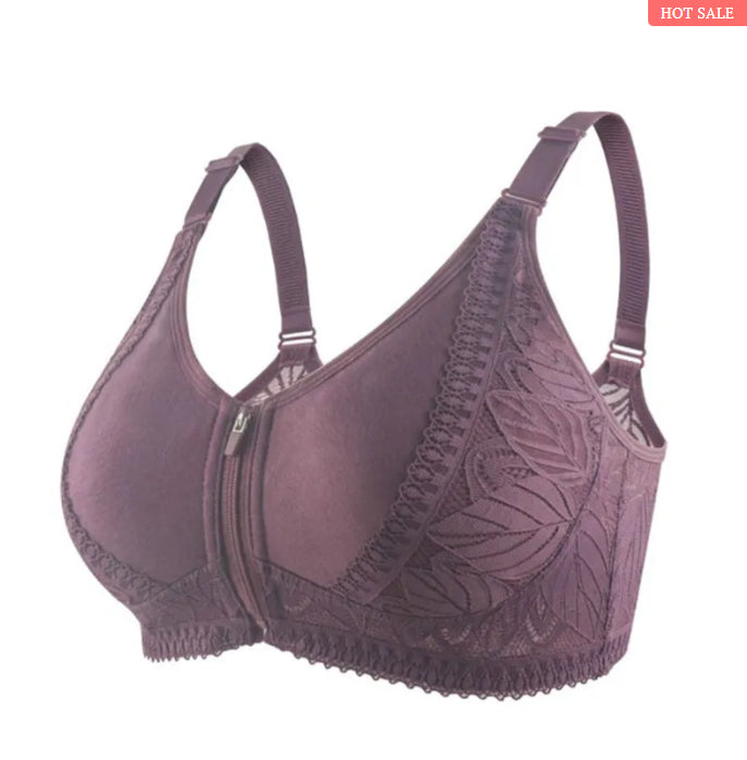 LETZTER TAG 80% RABATT - KABELLOSER, VOLLFLÄCHIGER BH MIT REISSVERSCHLUSS