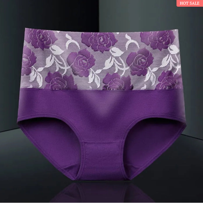 BAUMWOLLE HOHE TAILLE BAUCH ABNEHMEN HYGROSKOPISCHE ANTIBAKTERIELLE UNTERWÄSCHE