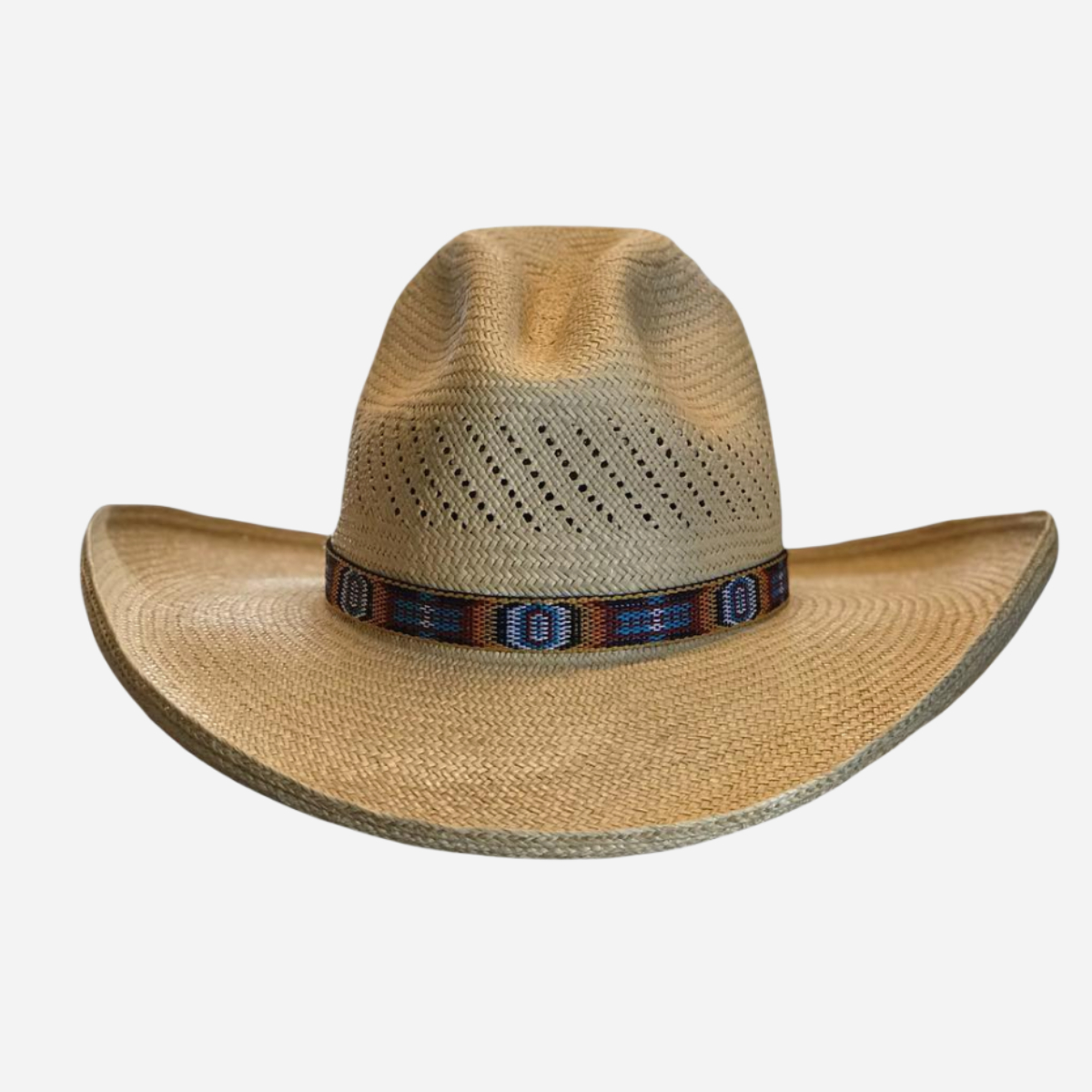 Calhoun Palm Leaf Straw Cowboy Hat